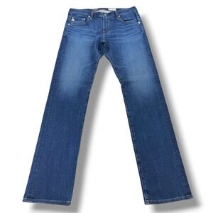 AG Jeans Mens The Matchbox Slim Straight Leg Jeans Dark Wash 32x34‎